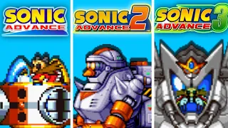 Sonic Advance Trilogy - All Bosses + Endings (No Damage)