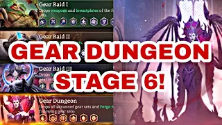 GEAR RAID 4 STAGE 6 WOR | GEAR DUNGEON  STAGE 6 | WATCHER OF REALMS | WOR | zatoi