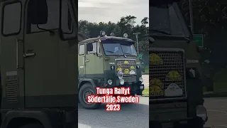 Scania Vabis LS76 and Volvo Titan at Tunga Rallyt, Södertälje Sweden 2023