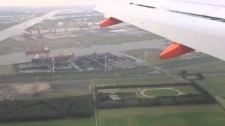 easyJet Airbus A319 Landing at Amsterdam-Schiphol