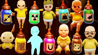 Baby In Yellow Black Cat - All Bottles Effects Ending Secrets Puzzles Full Gameplay Walkthrough