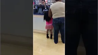 Funny girl throws temper tantrum