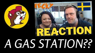 Two Swedes reacts to: Buc ee's - Worlds biggest gas station (JOLLY)