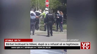 Bărbat încătușat la Văleni, după ce a refuzat să se legitimeze