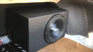 Sundown Audio U12 woofer flex!!