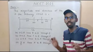 NEET 2023 PYQs - Current Electricity PHYSICS