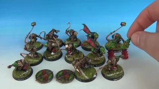 Blood Bowl 2016 Skavenblight Scramblers Team and mini review - Games Workshop - Painted