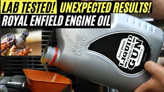 UNEXPECTED LAB TEST ROYAL ENFIELD LIQUID GUN ENGINE OIL REVIEW CLASSIC 350, HUNTER, METEOR HIMALAYAN