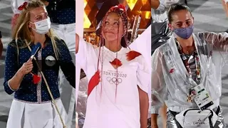 Naomi Osaka surprises everyone at Tokyo 2020 | 4 tennis players become flag bearers