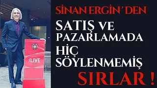 SATIŞ ve PAZARLAMADA HİÇ SÖYLENMEMİŞ SIRLAR