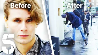 Homeless Life of a Billionaire's Son | Rich Kids Go Homeless | Channel 5