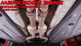 How To Remove Your Exhaust System On Your Mercedes Benz S500 Super Easy [Mercedes Benz S Class W220]