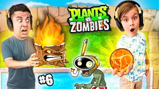 WE UNLOCKED TORCH WOOD FIREBALLS! PLANTS vs ZOMBIES (Part 6)