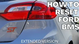 How To Reset BMS - Ford Battery Monitoring Sensor Reset - MK8 Fiesta ST- Extended Version