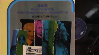 [LP] Bach - Italian Concerto Overture (Partita) - Tureck (side A)