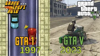 Evolution of every Grand Theft Auto Game 1997-2023!!!