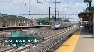 Amtrak Acela Train from New York (Moynihan Train Hall) to Washington DC