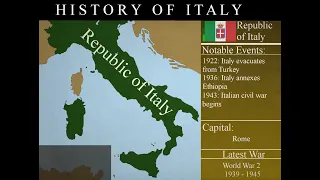 The History of Italy and the Italian Empire: Every Year, La storia dell'Italia: anno per anno