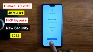Huawei Y9 2019 (JKM LX1) FRP Bypass New Security 2022 | Huawei JKM-LX1 Google Account Remove/Unlock
