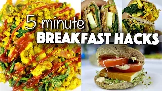 EASY VEGAN BREAKFAST RECIPES FOR COLLEGE STUDENTS (SAVOURY) // dorm-friendly