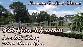 Karaoke Sài Gòn Kỷ Niệm Tone Nam | TAS BEAT