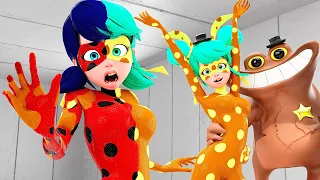 Miraculous The Ladybug - SHERIFF Transformation!(Garten of Banban 4 Animation!)