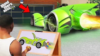 Franklin Find The Fastest Booster Super Car With The Help Of Uses Magical Painting In Gta 5