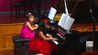 Bach Concerto for two Pianos in C minor, BWV 1060, [Freya (8) - Emmie (9)]