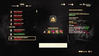 The Witcher 3: Wild Hunt my gear at lvl 15