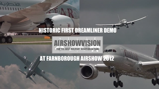 BOEING 787 DREAMLINER AEROBATIC DISPLAY - FARNBOROUGH AIRSHOW 2012 (airshowvision)