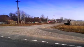 Артиллерия ДНР работает возле Донецка / Artillery pro-Russia rebels works near Donetsk