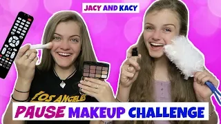 Pause Makeup Challenge ~ Jacy and Kacy