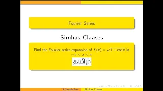 Find the Fourier series of f(x)=sqrt{ 1-cos{x}}  in (-pi , pi)