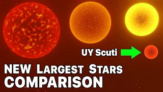 NEW Largest Known Stars Comparison, Bigger than UY Scuti  • (2K) • 2024
