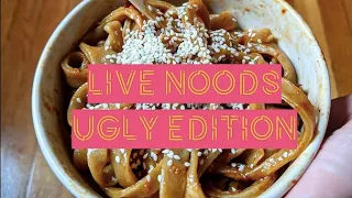 LIVE! Making #uglynoods​ #trashfood​ from leftover dough!