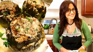 THE BEST ITALIAN STUFFED ARTICHOKES! SIMPLE INGREDIENTS! What’s for Lent Dinner? Barry and I taste