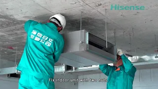 VRV -Indoor units installation video 01