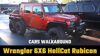 Jeep Wrangler Unlimited Rubicon 6X6 HellCat V8 | Cars Walkaround 4K