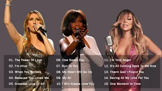 Celine Dion, Whitney Houston, Mariah Carey, Greatest Hits playlist - Best Songs of World Divas 2023