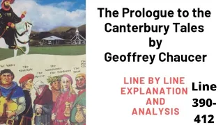 The Prologue to the Canterbury Tales by Geoffrey Chaucer | Shipman Line 390 to 412 Urdu Hindi