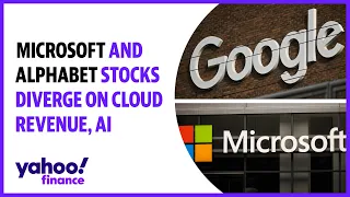 Microsoft and Alphabet stocks diverge on cloud revenue, AI