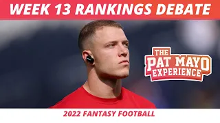 2022 Week 13 Rankings, Start, Sit, Sleepers, Debate | 2022 Fantasy Football Rankings