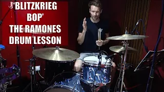 'Blitzkrieg Bop' - Drum Lesson - The Ramones