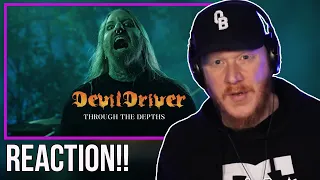 DEVILDRIVER - Through The Depths REACTION | OFFICE BLOKE DAVE