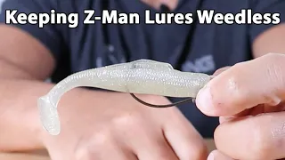 Simple Trick To Rig Z-Man Lures Weedless (And Stop Them Sliding Down The Hook)