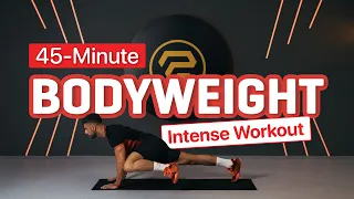 45-Minute Bodyweight Workout | No Equipment!