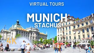 Walking in MUNICH Karlsplatz Stachus Germany 🇩🇪- 4K Walk