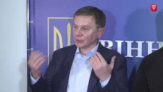 Брифінг: мер Вінниці Сергія Моргунова, голова ОДА Сергій Борзов, голова облради Вячеслав Соколовий