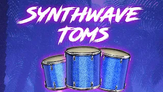 How To Synthwave 80's Tom Fills (Free Synthwave Sample Pack)