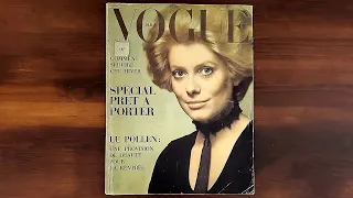 French Vogue August 1969 Catherine Deneuve, Geraldine Chaplin | ASMR Magazine Flip Through